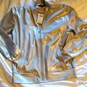 LRL silver shimmer zip up 🦄